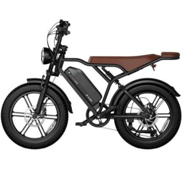 Imagem de Bicicleta Elétrica E-vok Preta Duos Bike 1000W Bateria de Lítio Removí