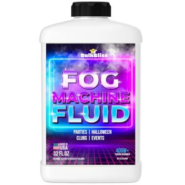 Imagem de BulkBliss Fluido para máquina de nevoeiro, fórmula líquida interna para festas e eventos, fumaça de alta densidade, 1 litro