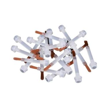 Imagem de Pincéis Descartáveis Para Unhas Com Cabo Marrom Para Frascos De 15ml, 