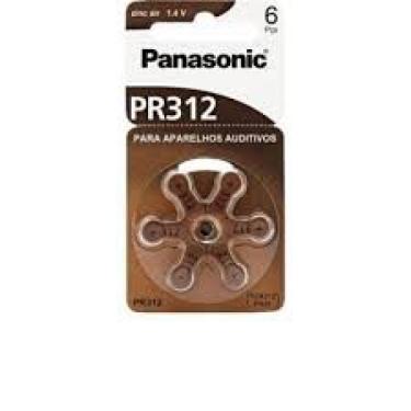 Imagem de Cartela com 6 pilhas Zinc Air 1.4V para aparelhos auditivos