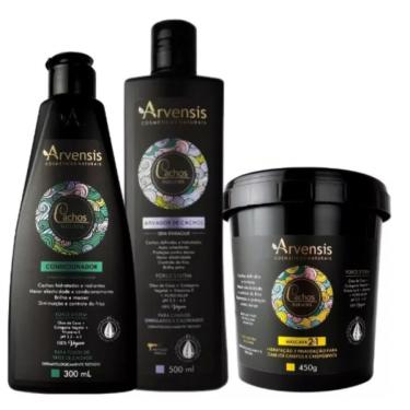 Imagem de Kit Arvensis Cachos Condicionador + Máscara 2x1 + Ativador 500ml