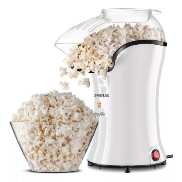Imagem de Pipoqueira Elétrica Popflix Pp-04 Ar Quente Branca Mondial Cor Branco 110V