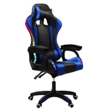 Imagem de Cadeira giratoria tipo gamer, mod ds 919-02-do , acochoado em pu com e