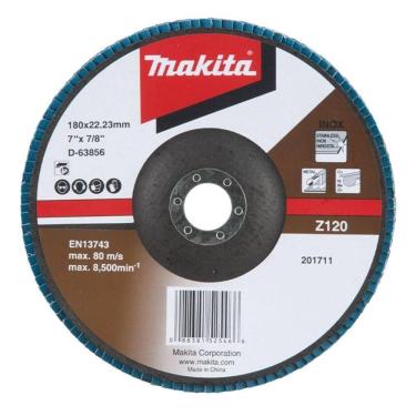 Imagem de Flap Disco Grão Z120 180 Mm Makita