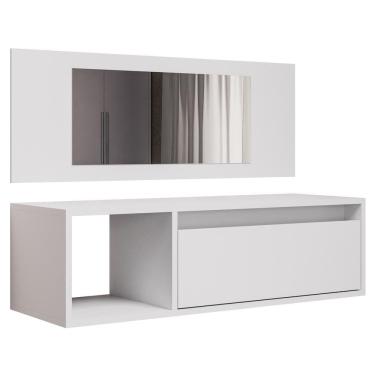 Imagem de Penteadeira Suspensa 1 Porta Eva BP 90 cm Eratto Moveis