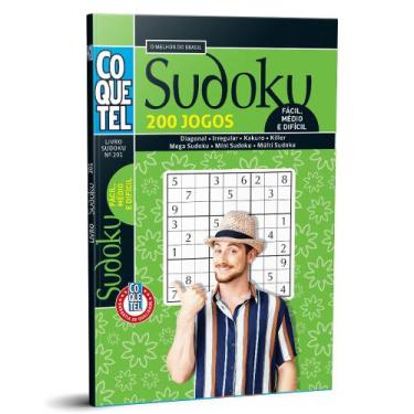 Imagem de Livro - Livro Coquetel Sudoku nível FC/MD/DF Ed 201
