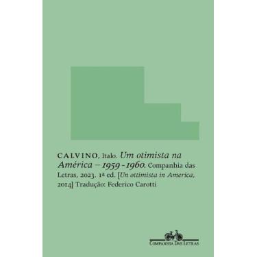 Imagem de Livro - Um otimista na América - Companhia das Letras