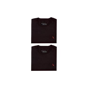 Imagem de Kit 2 Camisetas Brasa Pica Pau Bordado Reserva Mini-Masculino