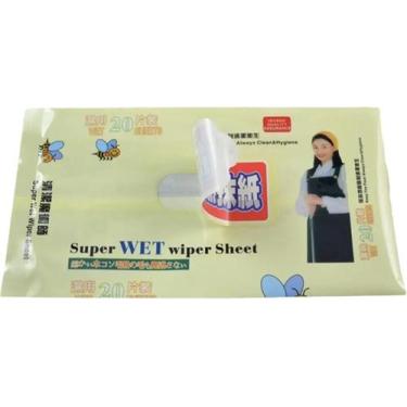 Imagem de Lenço Umedecido Pano Multiuso Para Rodo Mop Limpeza 20uni - Mikael