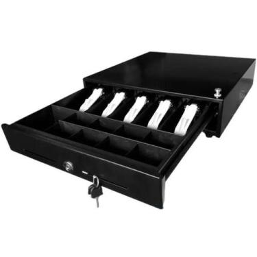 Imagem de Gaveta Caixa De Dinheiro Módulo Gaveteiro Simples de Aço - Innal, Pret