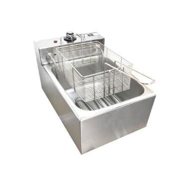 Imagem de Fritadeira Elétrica 1 Cuba Plus Aço Inox 05L 220v 2500W - Stevan Metal