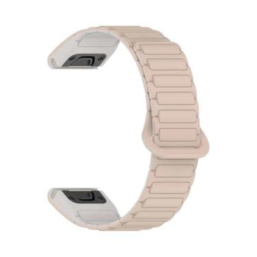 Imagem de Pulseira De Silicone Magnética Garmin Fenix Compatível Com Fenix 8 7X 