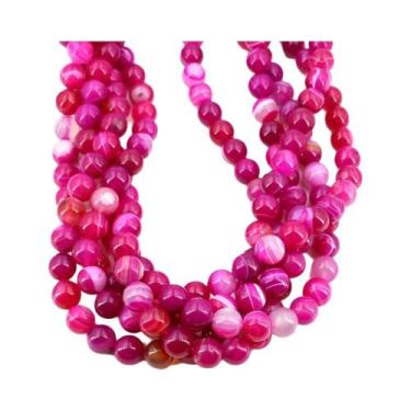 Imagem de Contas De Pedra Natural De Quartzo Transparente Redondas Soltas, Fio D