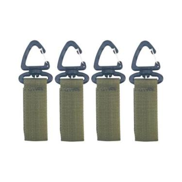 Imagem de Mosquetão De Nylon Giratório 360 graus Com Gancho Para Chaves, Fivela 