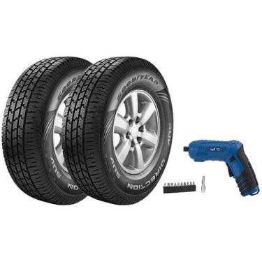 Imagem de Kit 2 Pneus Aro 16 Goodyear 235/70R16 110/107S - Direction SUV + Paraf