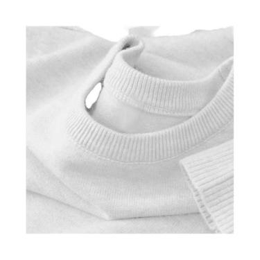 Imagem de Suéter Masculino De Malha Leve E Macio Com Gola Redonda, Manga Longa, 