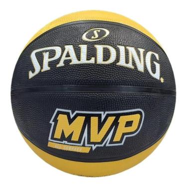 Imagem de Bola De Basquete Spalding - Mvp - Borracha - Amarelo/Preto - Tam 7-Unissex