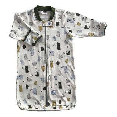 Imagem de Saco De Dormir Moletom Bebê 0 A 9 Meses 100% Algodão - - VOO ALTO BEBÊ