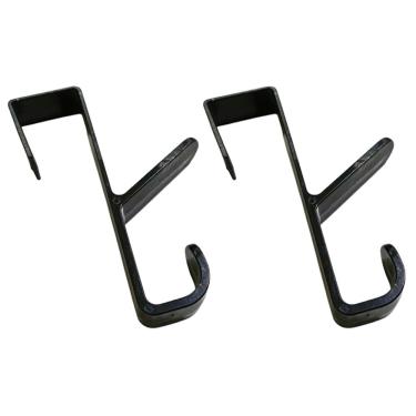 Imagem de Suporte Porta Gancho Multiuso Kit 2 Uni Sem Furos Organizador Casaco Bolsa Toalha Quarto Banheiro Resistente