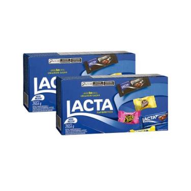Imagem de Caixa de Bombom Chocolates Lacta Favoritos 250g - KIT 2un