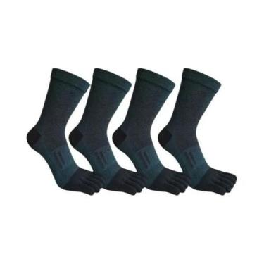 Imagem de Meias De Compressão Masculinas Respiráveis Antibacterianas De Algodão 