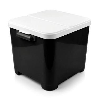 Imagem de Container Porta Ração 15 Kg Protege E Conserva Com Vedador Antiformiga