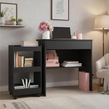 Imagem de Conjunto Infantil Mesa Escrivaninha Computador E Armário De Livros par