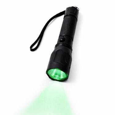 Imagem de Lanterna LED Luz Verde com Acionador Remoto Recarregável para Camping 