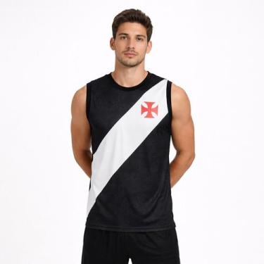 Imagem de Regata Vasco Glória Preta - Braziline, P