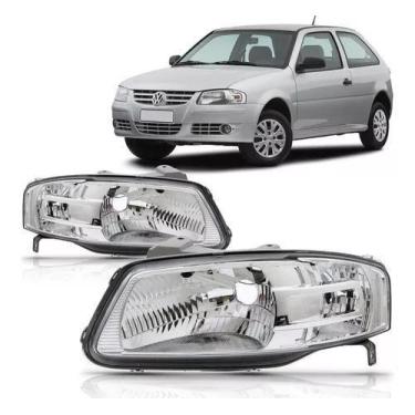 Imagem de Farol gol g4 2006 07 08 09 10 11 12 13 14 masc cromada (par) - BBS BIB