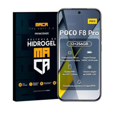 Imagem de Película Hidrogel Frontal Xiaomi Poco F8 Pro Privacidade - MACA