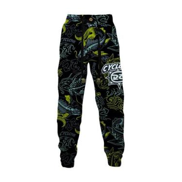 Imagem de Calça Cyclone Veludo Fast Carpa, Preto, Verde, M