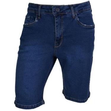 Imagem de Bermuda Jeans Masculina Nicoboco Trujillo Azul - 4486-Masculino