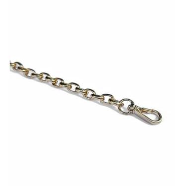 Imagem de Corrente para Bolsas e Artesanato Lixada 11x8mm em Alumínio Dourado 1 