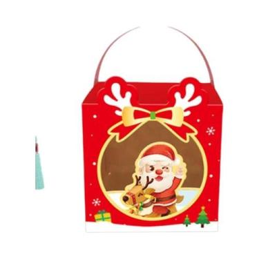 Imagem de Caixa De Doces Para a Véspera De Natal Com 5 Peças, Caixa De Presente 