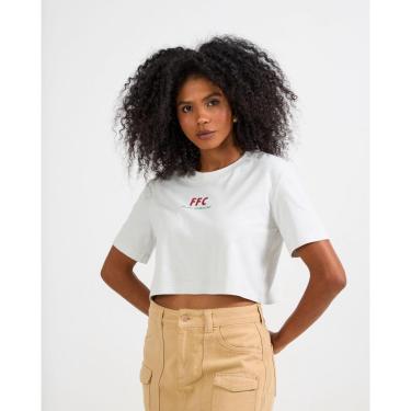 Imagem de CROPPED FLUMINENSE CENARIO FEMININO BRANCO/GG-Feminino