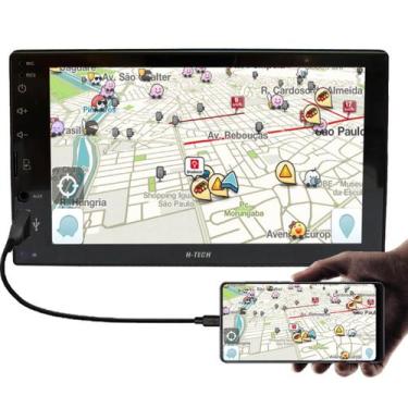 Imagem de Dvd 1 Din 2din Multimídia Htech Ht-2700 Tela 7 Bluetooth Usb - H-Tech