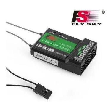 Imagem de Receptor 10 Canais Flysky Fs-ia10b - Pwm - Ppm - Ibus, 4,0-6 .5 V DC