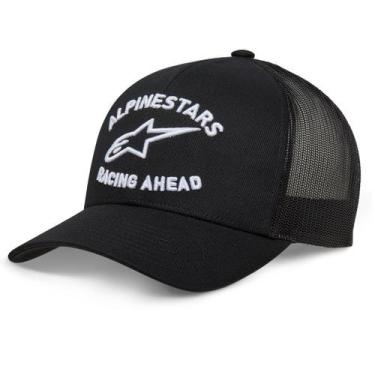 Imagem de Boné Alpinestars Hypto Azul Marinho Aba Curvada Masculino