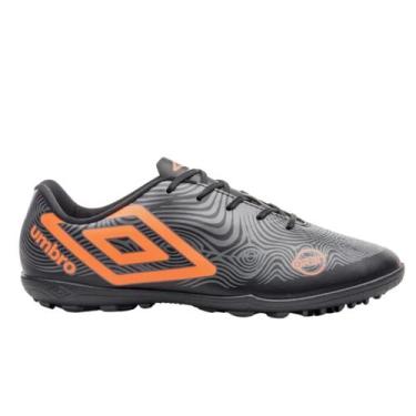 Imagem de Chuteira de Society Infantil Umbro Orbit Jr Grama Sintética, Preto, La