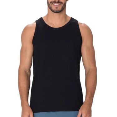 Imagem de Regata Básica Malwee 1000137336 Masculina Algodão T. P/XGG, XGG, 00004