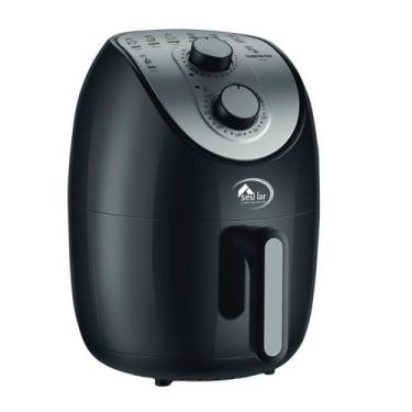 Imagem de Fritadeira Airfryer Sem Óleo 3,5L Preto 127V Seu Lar, Preto, 110V