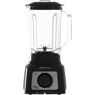 Imagem de Liquidificador Turbo 15 3,2 Litros 1200W Preto - Agratto, Preto, 110V