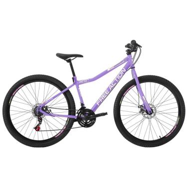 Imagem de Bicicleta Riese 1.5 Mountain Bike Aro 29 Quadro Aço 21 Marchas Freio a Disco Lilás Free...
