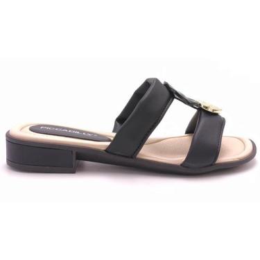 Imagem de Tamanco Feminino Piccadilly 590067, Preto, 36