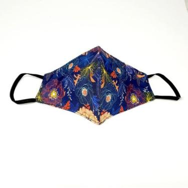 Imagem de Máscara de Tecido Dupla Camada  Modelo Flor - Suggestione