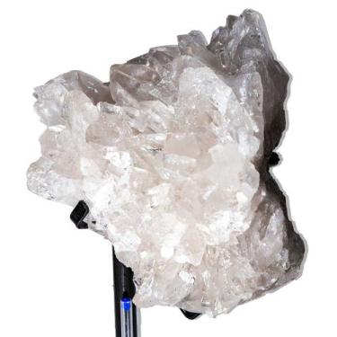 Imagem de Drusa Quartzo Cristal Pedra Natural 5,1Kg 18cm Classe A - CristaisdeCu