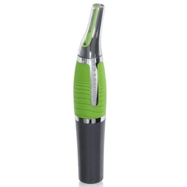 Imagem de Aparador de Pelos 5 em 1 Yeet Recarregável para Nariz Orelha Barba e Sobrancelha Lâmina Aço Inoxidável USB com LED