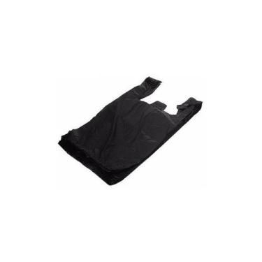 Imagem de Sacolas Plasticas Reciclada Preta 1kg 45x60+1kg 60x80 Verde - PREMIUM
