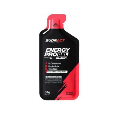 Imagem de Energy Pro Gel Black - 1 Sachê 30g Frutas Vermelhas - Sudract Nutritio